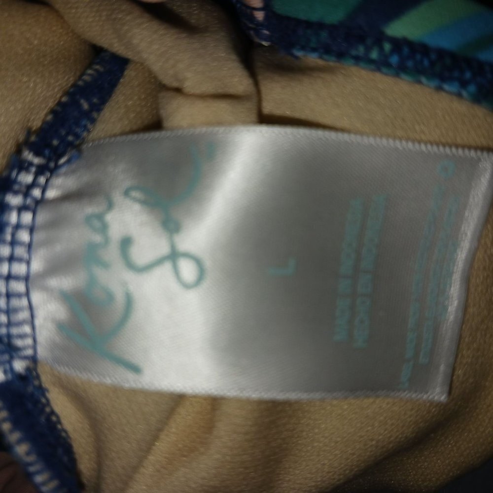 Kona Sol womens floral criss cross back closure one piece swim suit size… - Picture 8 of 9